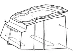 2C3Z2506010AAA - Body: Compartment for Ford: F-250 Super Duty, F-350 Super Duty, F-450 Super Duty, F-550 Super Duty Image