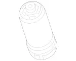 2561800038 - : Filter Cover for Mercedes-Benz Image