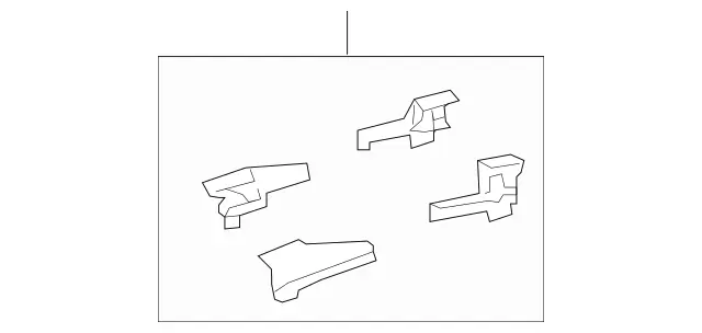 204782012864 - Sliding Sunroof: Sliding Block for Mercedes-Benz: B Electric Drive, B250e, C250, C300, C350, GLK250, GLK350 Image image