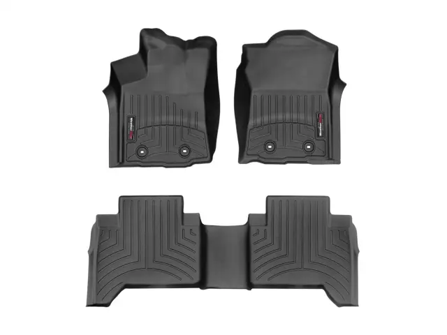 4412991448722 - : Front &amp; Rear Black FloorLiner™ DigitalFit® for WeatherTech Image