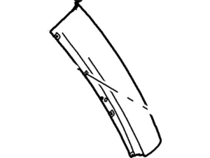 FL7Z78291A08A - Body: Pillar Molding for Ford Image