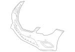 20788567259999 - : Exchange Trim, Bumper for Mercedes-Benz Image