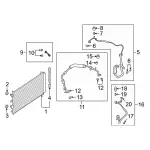 LX6Z19835F - HVAC: AC Tube for Ford: Escape, Maverick | Lincoln: Corsair Image