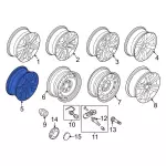 ML3Z1007LA - Suspension: Wheel, Alloy for Ford: F-150 Image