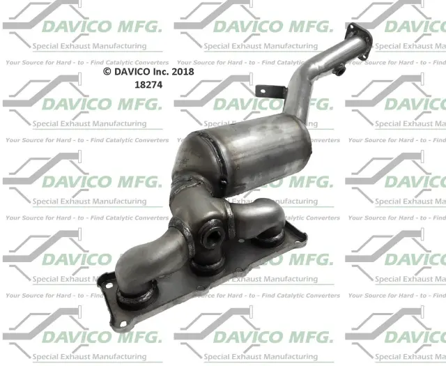 18274 - : Direct Fit Catalytic Converter for DAVICO CONVERTERS Image