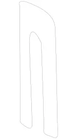 2088680097 - Body: Roll Bar Shim for Mercedes-Benz Image