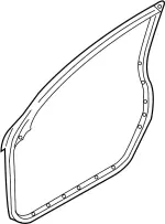 80830AL511 - : Door Weather-Strip for Infiniti Image