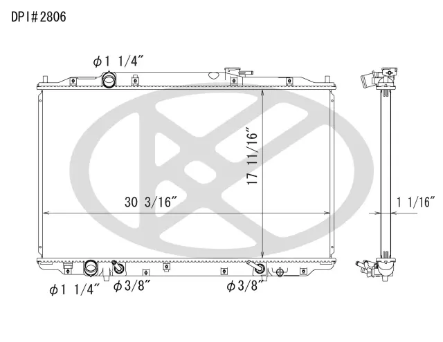 A2806 - Cooling Systems: Koyorad Radiator for Koyo Image