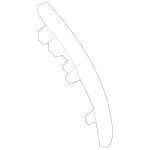 998208800 - Detachable Parts: Reflector Lens for Mercedes-Benz Image