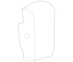 6398201012 - Body: Switch Cover for Mercedes-Benz Image