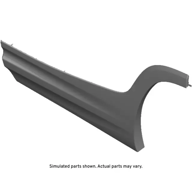 Black Rear Driver Side Door Molding - GM (84538084)