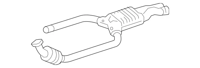 2074904119 - : Exhaust Gas Line                         for Mercedes-Benz: E 400 Image