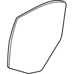 6G1Z5425712AA - Body: Door Glass for FORD Image