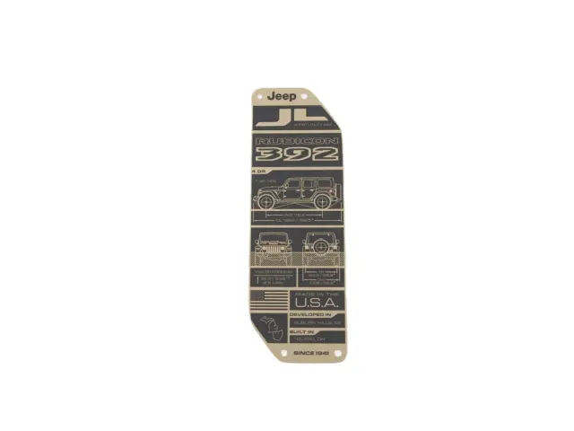 68570513AB - : Swing Gate Inner Plate for Mopar Image