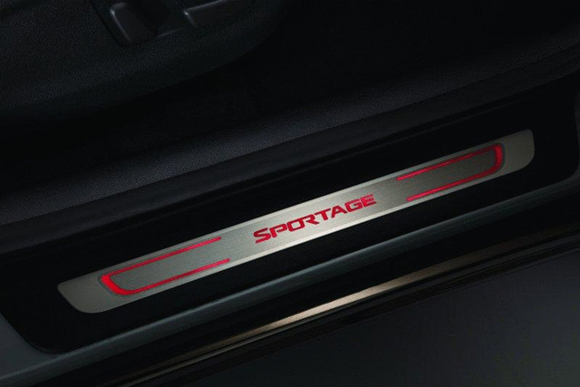 DWF69AU000 - Exterior: Door Sill Plates - Illuminated for Kia: Sportage Image