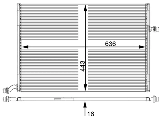 CIR25000P - : Radiator for Behr Image