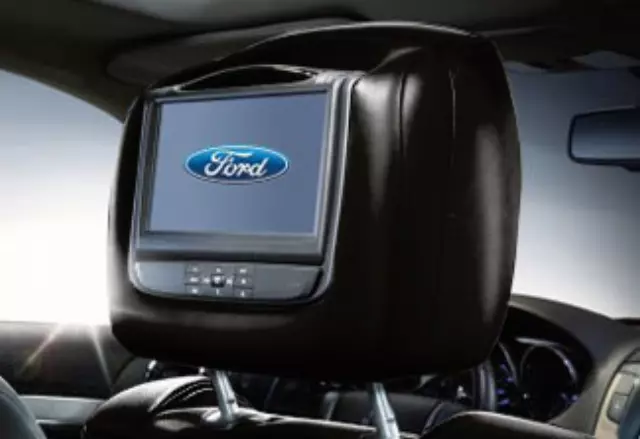 VBA5Z10E947AB - : DVD By Invision, Dual Headrest-Leather for Ford Image