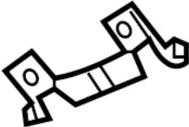 763C31BA1A - Body: Rear Bracket for INFINITI: EX35, EX37, QX50 Image