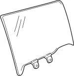 82300AR002 - : Movable Glass for Infiniti Image