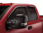 VFL3Z18246H - Exterior: 2020-2022 Ford - Side Window Deflectors - Smoke - Super Cab for Ford: E-350 Super Duty, E-450 Super Duty, F-150, F-250 Super Duty, F-350 Super Duty, F-450 Super Duty, F-550 Super Duty Image