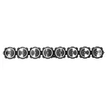 91308 - : KC Pro6 Gravity LED 50in 8-Light Combo System Universal for KC HiLiTES Image
