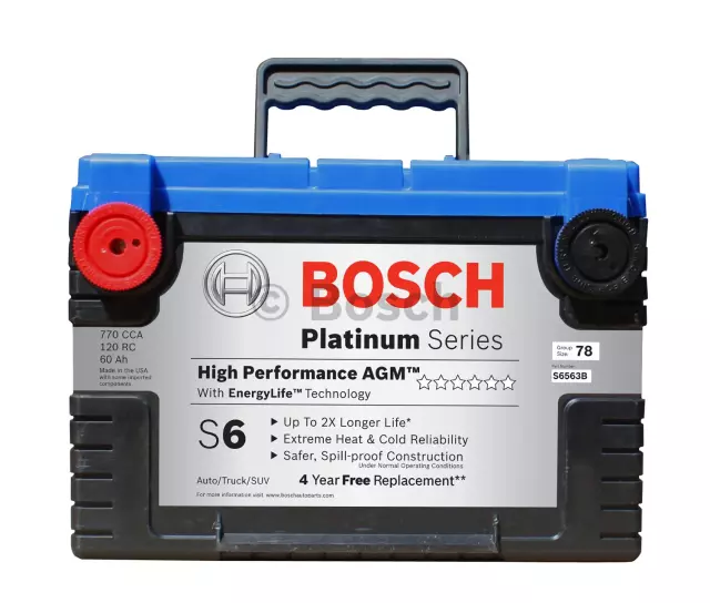 S6563B - Charging &amp; Starting Systems: Bosch Vehicle Battery for Bosch Image
