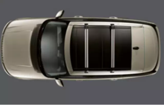 VPLGR0098 - Serviceable Components: Roof Rail Ditch Finishers, Silver for Land Rover: Range Rover Image