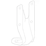 1726260331 - Cowl, Front Panel: Console for Mercedes-Benz Image