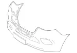 91088581009K83 - Body: Bumper Cover for Mercedes-Benz Image