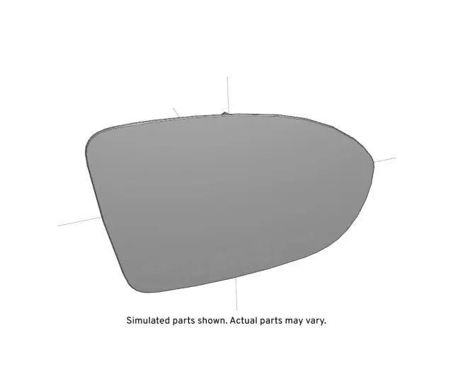 39186426 - : Passenger Side Door Mirror Glass and Backing Plate for GM Image