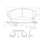 P18034N - : PRIME Ceramic Brake Pad Set for Brembo Image