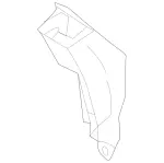 2466260200 - Cowl, Front Panel: Bracing for Mercedes-Benz Image