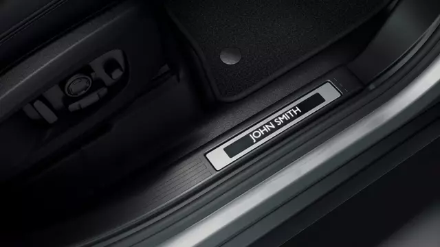 VPLES0576PVJ - Interior: Ebony, Personalised Illuminated for Land Rover: Defender 110, Defender 90 Image