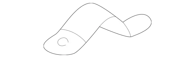 2033232840 - Suspension: Stabilizer Bar Bracket for Mercedes-Benz Image