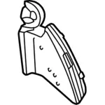 GJ5Z19893DA - Body: Louver for Ford Image