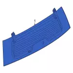 M1PZ78422A12A - : Lift Gate Glass for Ford: Bronco Sport Image