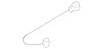 2024620190 - : Front Cable for Mercedes-Benz Image