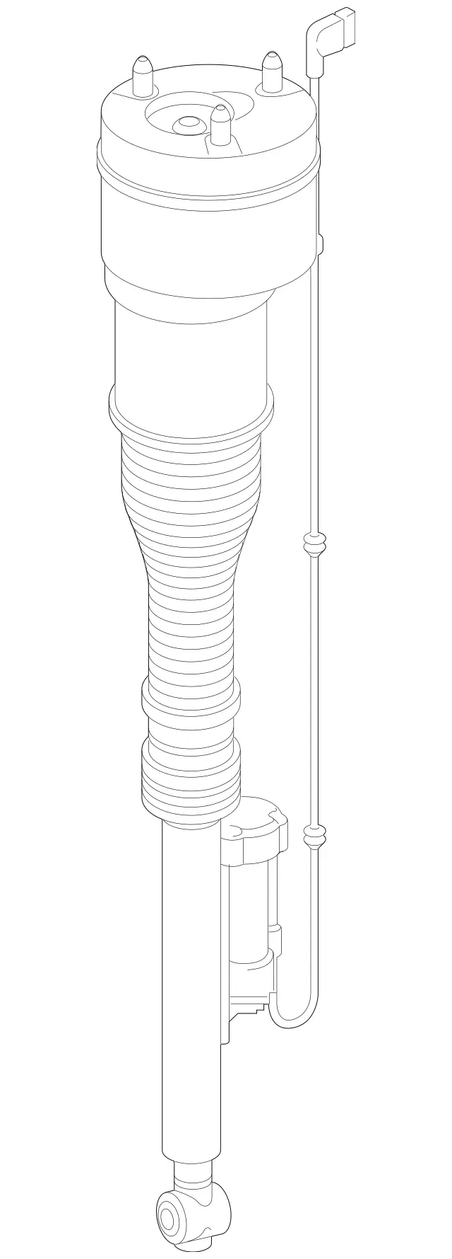 222320220089 - : Remanufactured Air Spring Strut for Mercedes-Benz Image