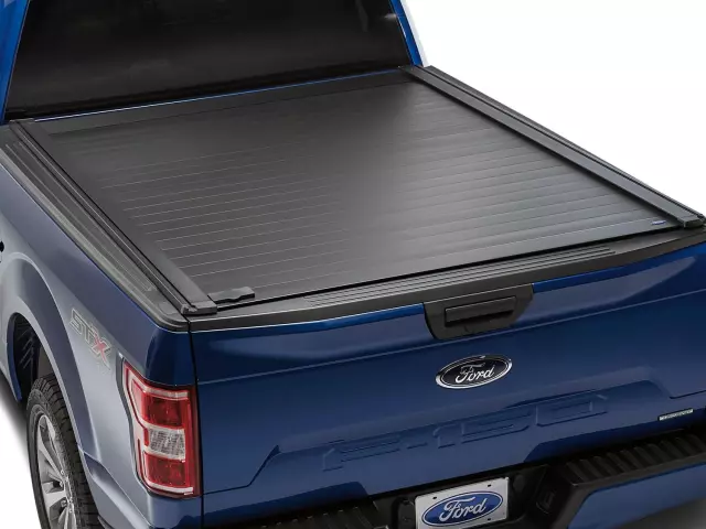 VJL3Z99501A42A - Exterior: Tonneau/Bed Cover, Embark, Matte Black for Ford Image