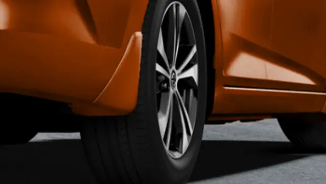 T99J26LB1A - : Splash Guards - Front - Ebb Monarch Orange for Nissan: Sentra Image