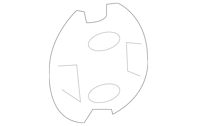 16474701879051 - Body: Hinge Cover for Mercedes-Benz Image