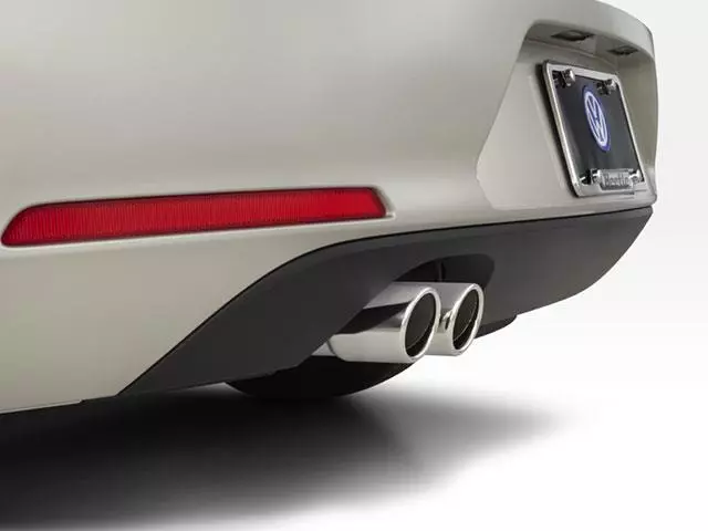 Exhaust Tips - Polished Metal - Volkswagen (5C5-071-911-C)