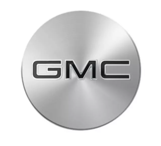 84388506 - : Wheel Center Caps, Brushed W/Black Gmc (PACKAGED AND SOLD INDIVIDUALLY) for GMC: Acadia, Canyon Image
