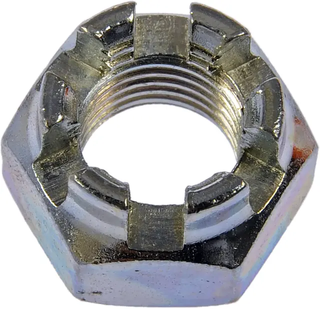 814063 - : Hex Nut-Castellated-Thread Size 7/16-20, Height 11/16 In. for Dorman Image