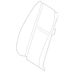 9060609 - Body: Seat Back Heater for Mercedes-Benz: Sprinter 1500, Sprinter 2500, Sprinter 3500, Sprinter 3500XD, Sprinter 4500 Image