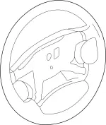 48430CR900 - Steering: Steering Wheel for INFINITI: M45 Image