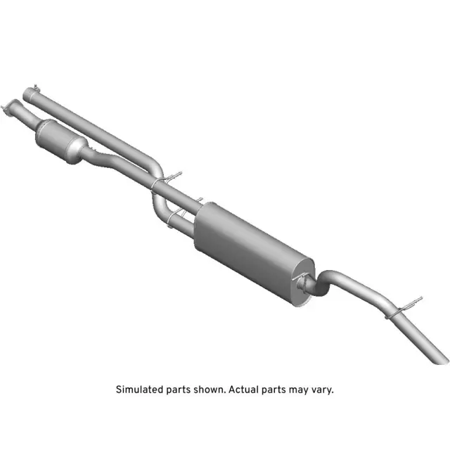 23424565 - : Part# 23424565 Exhaust Muffler Assembly for Chevrolet: Silverado 3500 HD | GMC: Sierra 3500 HD Image