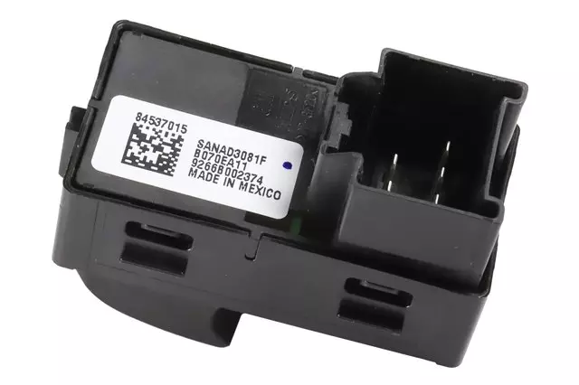 Black Rear Side Door Window Switch - GM (84537015)