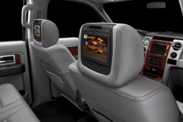 VDL3Z10E947AB - : DVD System, Cloth Headrest for Ford: F-150 Image