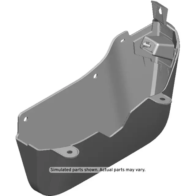 84639027 - : Black Front Passenger Side Fender Paint Protector for Chevrolet: Silverado 2500 HD, Silverado 3500 HD Image